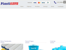 Tablet Screenshot of plastifibra.com.br